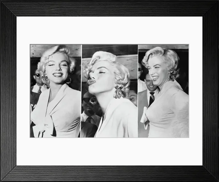 Framed Print : Three Views of Marilyn Monroe Framed Print : Three Views of Marilyn Monroe