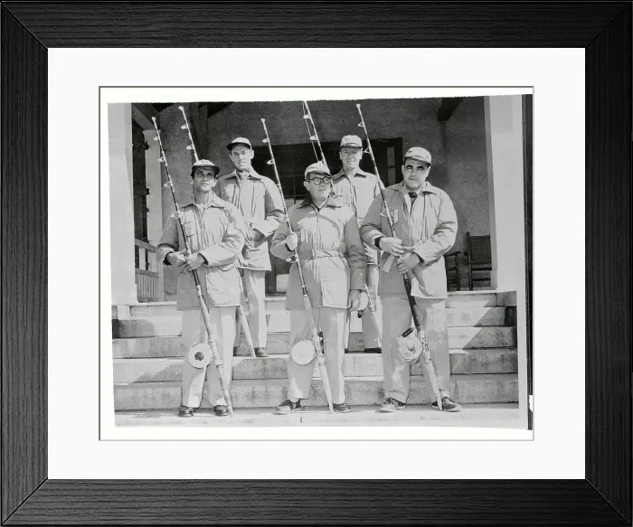 Framed Print : Men Competing in Tuna Cup Match Framed Print : Men Competing in Tuna Cup Match