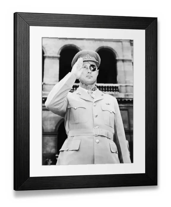 Framed Print : Moshe Dayan, Israeli Chief Of Staff Framed Print : Moshe Dayan, Israeli Chief Of Staff