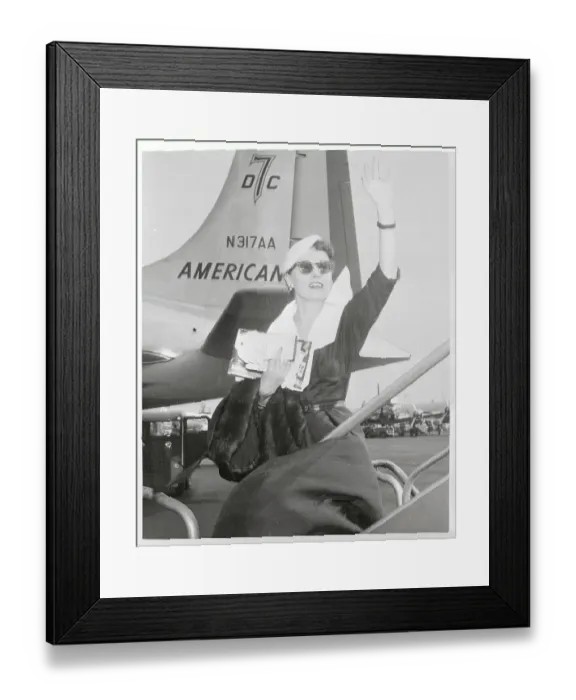 Framed Print : Martha Scott Waving Framed Print : Martha Scott Waving