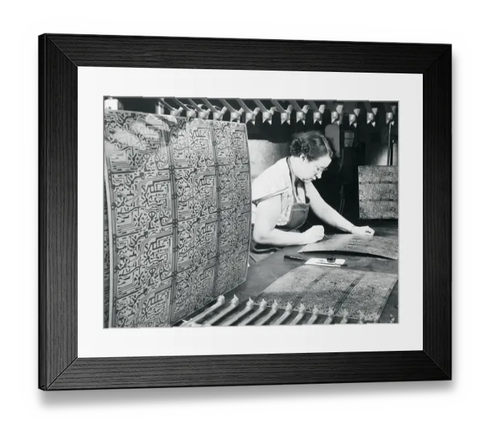 Framed Print : Employee Inspecting Printed Circuits Framed Print : Employee Inspecting Printed Circuits