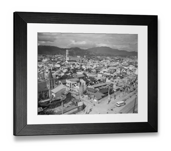 Framed Print : Post War Hiroshima Framed Print : Post War Hiroshima
