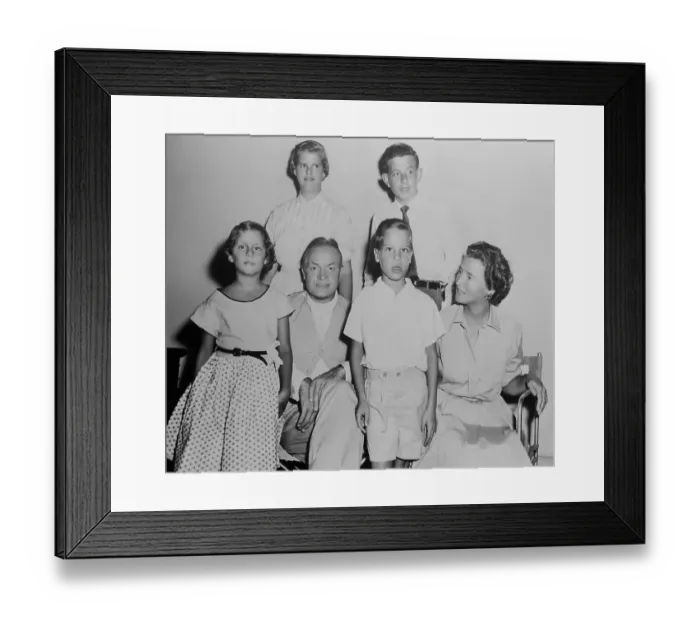 Framed Print : Bob Hope's Family Framed Print : Bob Hope's Family
