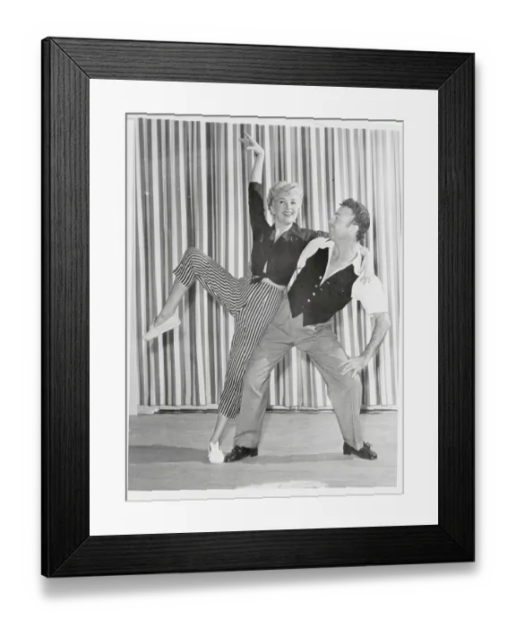 Framed Print : Betty Grable Dancing with Partner Framed Print : Betty Grable Dancing with Partner