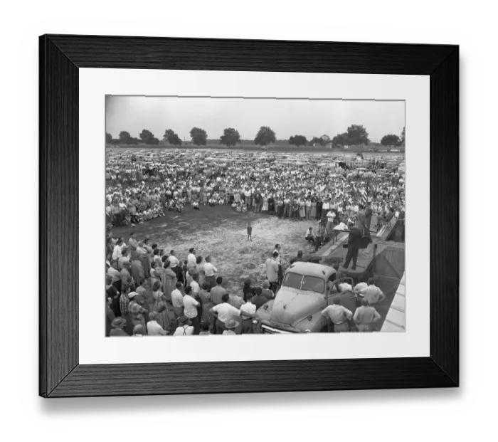 Framed Print : Protesting Integration in Schools Framed Print : Protesting Integration in Schools