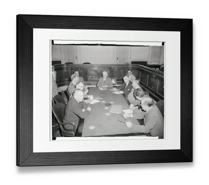 Framed Print : Joseph McCarthy at Senate Hearing