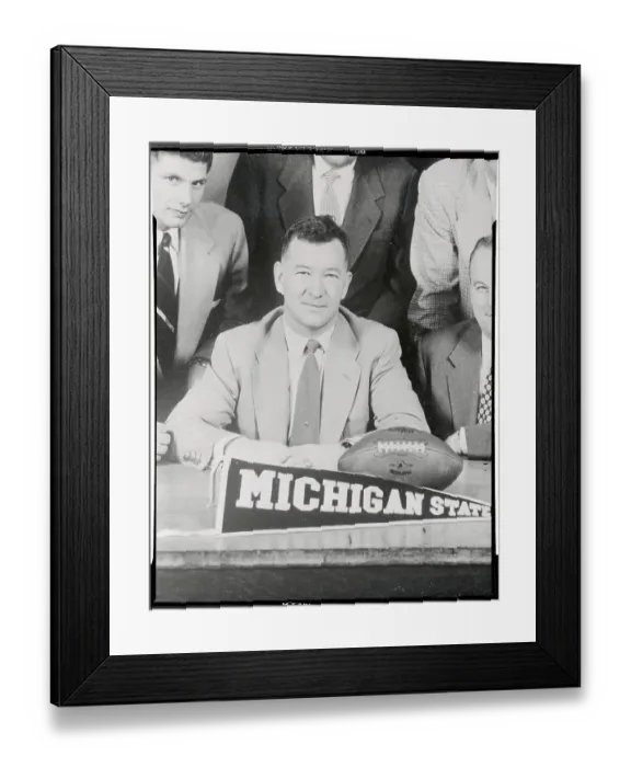 Framed Print : Portrait of Hugh Daugherty Framed Print : Portrait of Hugh Daugherty