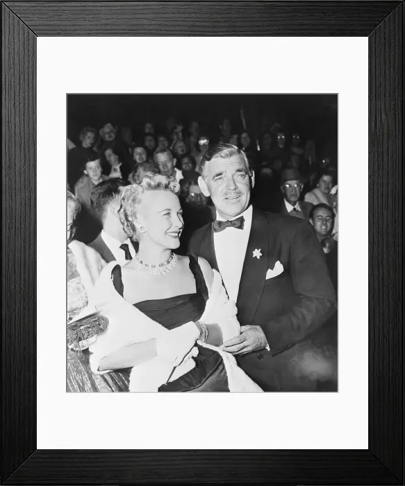 Framed Print : Clark Gable and Kay Spreckels Framed Print : Clark Gable and Kay Spreckels