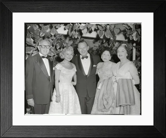 Framed Print : Hollywood Stars Attending Sonja Henie's Party Framed Print : Hollywood Stars Attending Sonja Henie's Party