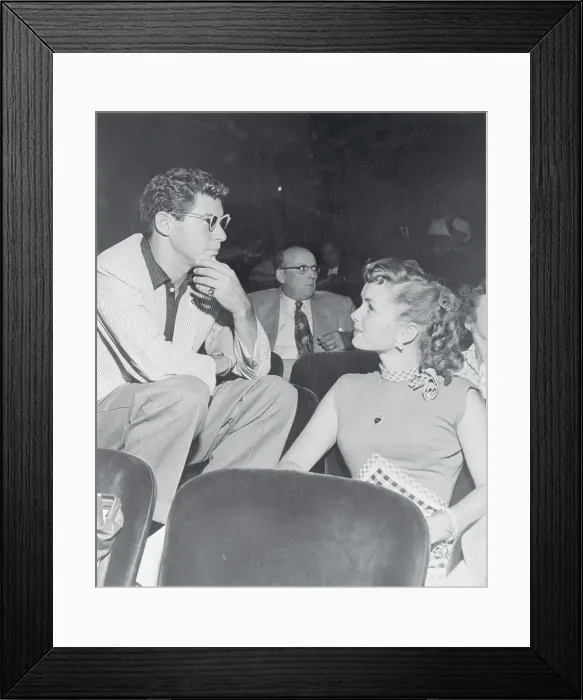 Framed Print : Debbie Reynolds and Eddie Fischer Framed Print : Debbie Reynolds and Eddie Fischer