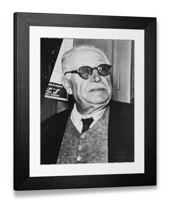 Framed Print : Portrait of Calogero Vizzini Framed Print : Portrait of Calogero Vizzini