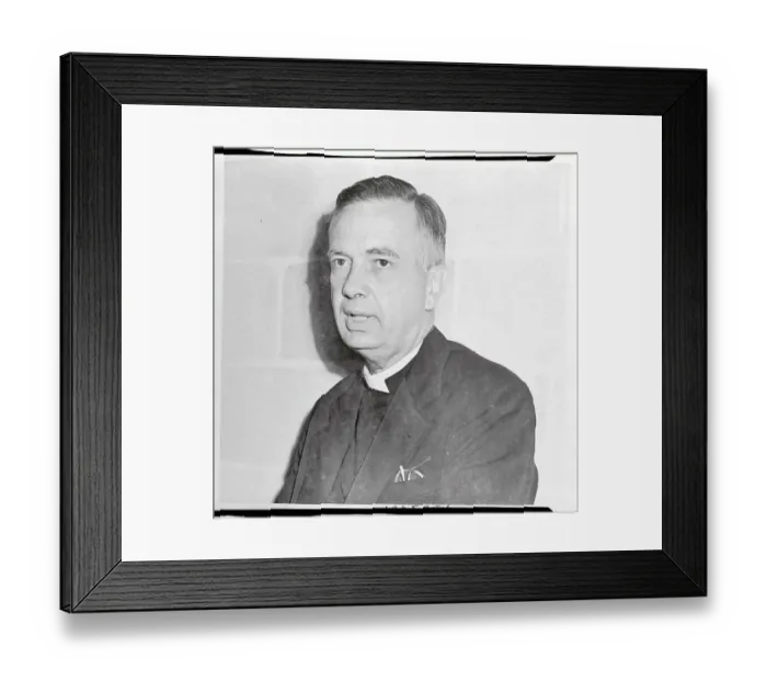 Framed Print : Portrait of Dr Franklin Clark Fry Framed Print : Portrait of Dr Franklin Clark Fry