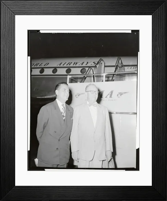 Framed Print : John Peurifoy with Thomas Whelan Framed Print : John Peurifoy with Thomas Whelan