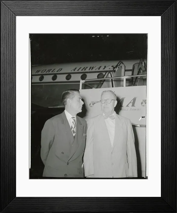 Framed Print : John Peurifoy with Thomas Whelan Framed Print : John Peurifoy with Thomas Whelan