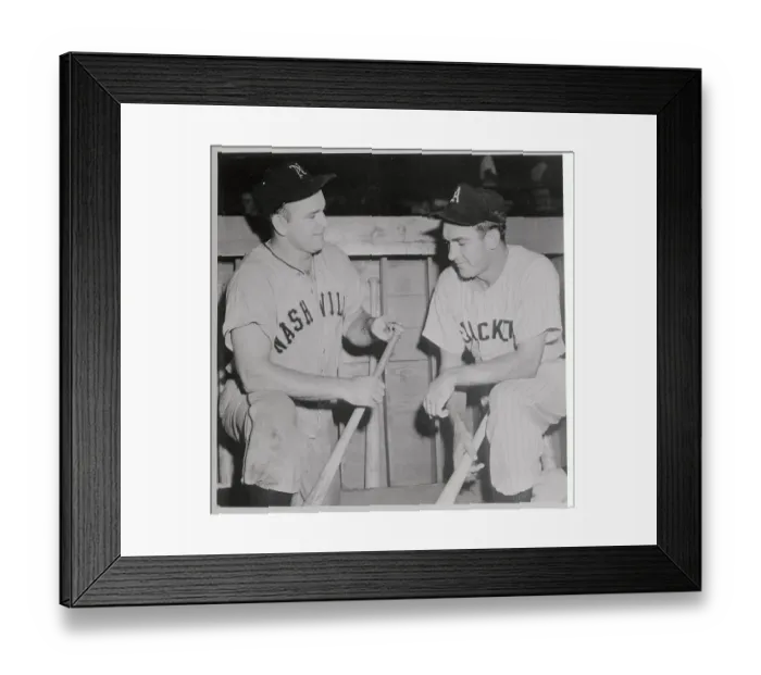 Framed Print : Portrait of Bob Lennon and Bob Montag Framed Print : Portrait of Bob Lennon and Bob Montag