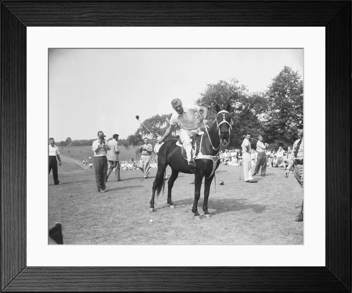 Framed Print : Gary Cooper Riding Horse Framed Print : Gary Cooper Riding Horse