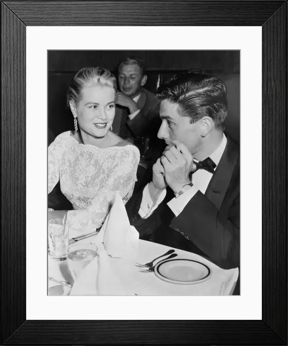 Framed Print : Grace Kelly Chatting with Jay Kanter Framed Print : Grace Kelly Chatting with Jay Kanter