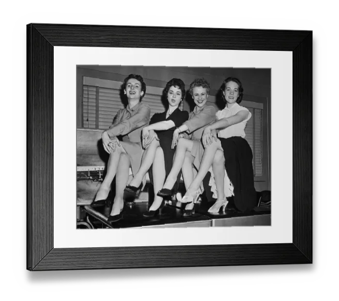Framed Print : Julie Andrews and Broadway Actresses Framed Print : Julie Andrews and Broadway Actresses