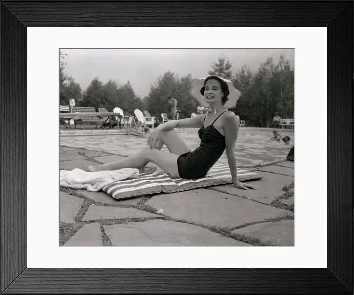 Framed Print : Portrait of Gloria Stokowski Framed Print : Portrait of Gloria Stokowski