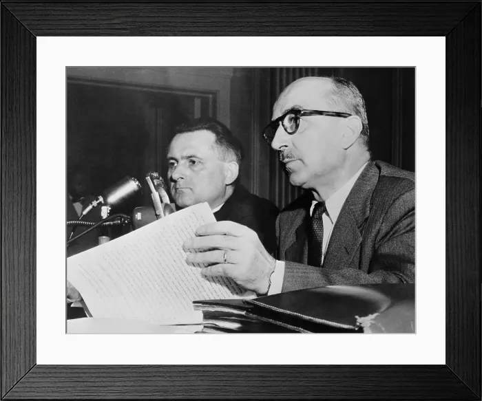 Framed Print : Ferenc Nagy Speaking to a House Committee Framed Print : Ferenc Nagy Speaking to a House Committee