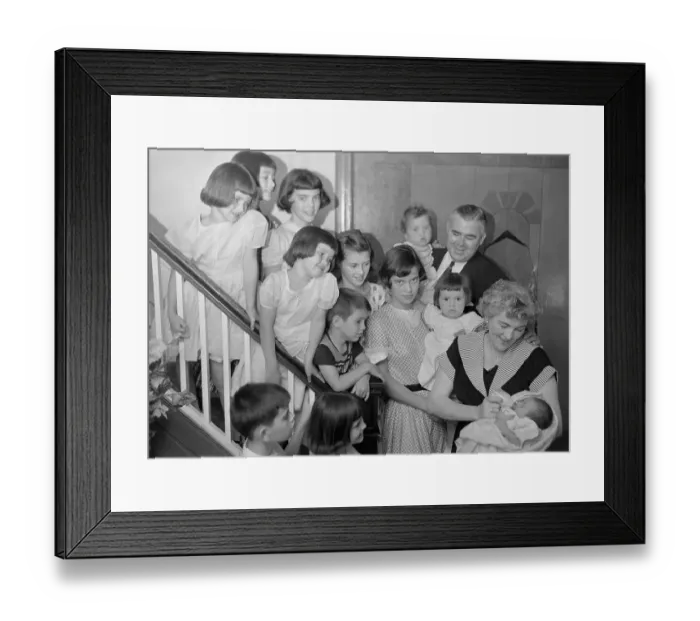 Framed Print : The Wallace Family Framed Print : The Wallace Family