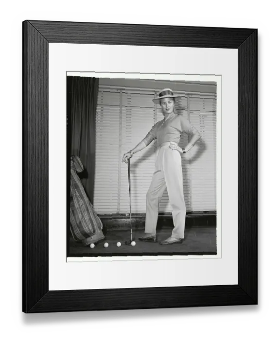 Framed Print : Portrait of Joan Caulfield