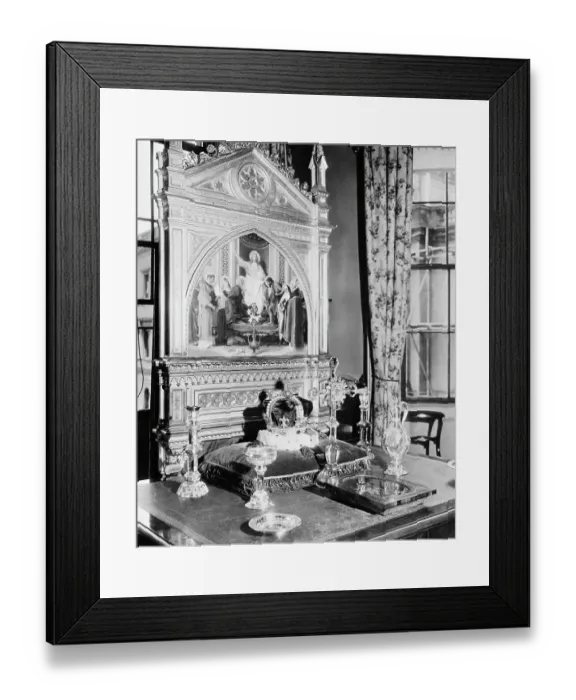 Framed Print : Altar By Victoria's Bed Framed Print : Altar By Victoria's Bed