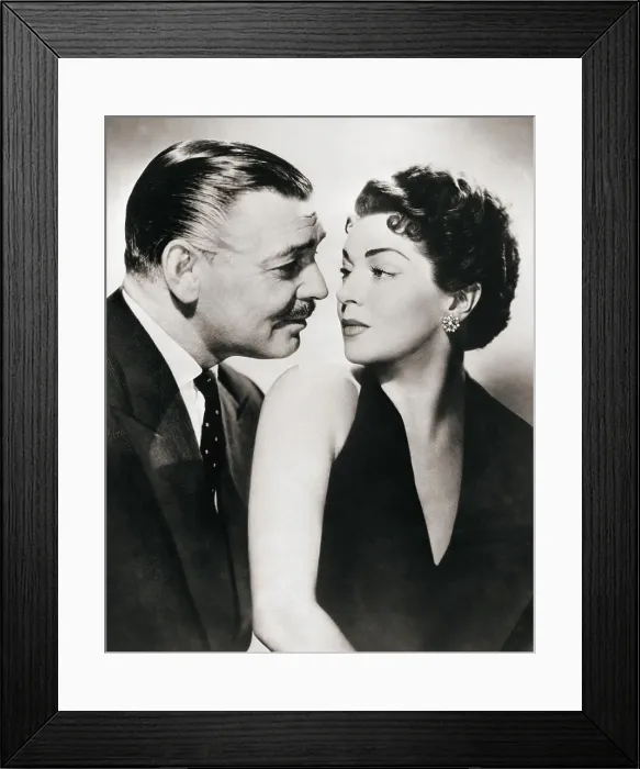 Framed Print : Portrait of Clark Gable and Lana Turner Framed Print : Portrait of Clark Gable and Lana Turner