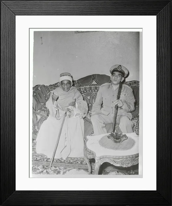 Framed Print : Naguib with Ali El-Mirghani Framed Print : Naguib with Ali El-Mirghani