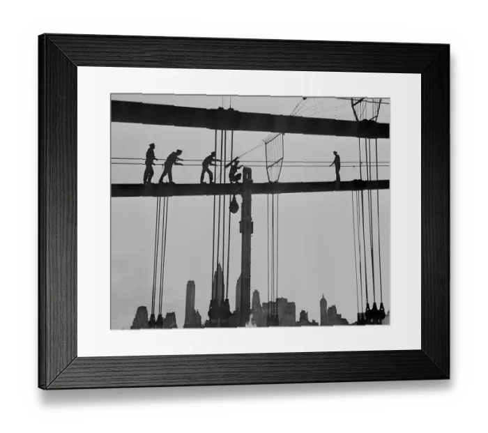 Framed Print : Police on the Manhattan Bridge Framed Print : Police on the Manhattan Bridge