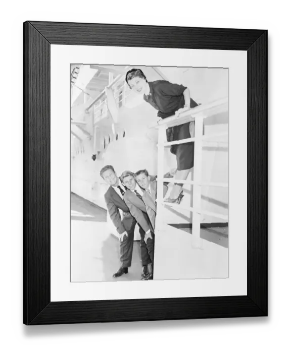 Framed Print : Portrait of the Nelson Family Framed Print : Portrait of the Nelson Family