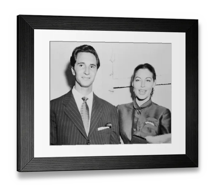 Framed Print : Ava Gardner and Luis Miguel Dominguin Framed Print : Ava Gardner and Luis Miguel Dominguin