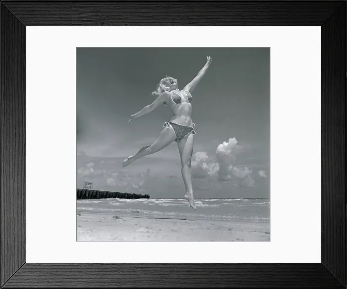 Framed Print : Contestant in Miss Bikini Contest Framed Print : Contestant in Miss Bikini Contest