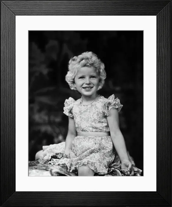 Framed Print : Young Princess Anne Framed Print : Young Princess Anne