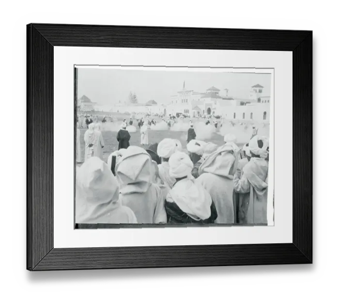 Framed Print : Congregation at Moslem Festival Framed Print : Congregation at Moslem Festival