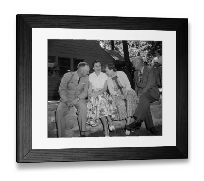 Framed Print : President Eisenhower and His Family Framed Print : President Eisenhower and His Family