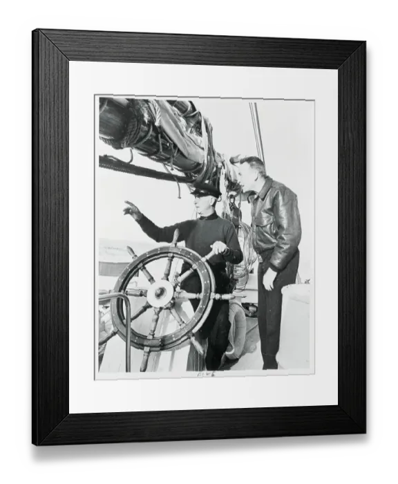 Framed Print : Portrait of Robert E. Peary Jr. and Commander Donald B. MacMillan Framed Print : Portrait of Robert E. Peary Jr. and Commander Donald B. MacMillan
