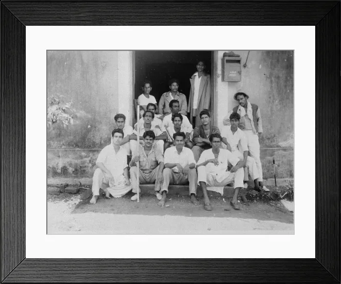 Framed Print : Portrait of Nationalist Posing in Front of Building Framed Print : Portrait of Nationalist Posing in Front of Building