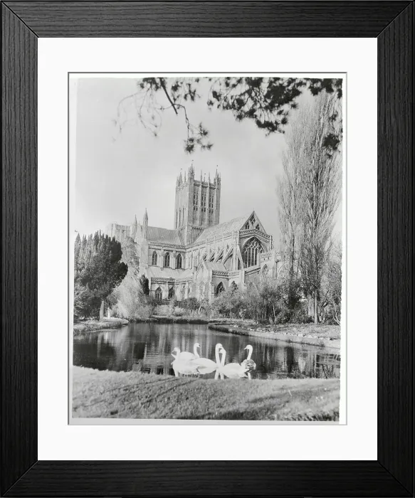 Framed Print : The Wells Cathedral Framed Print : The Wells Cathedral