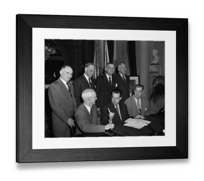 Framed Print : Six-Man Committee investigating McCarthy Censure Charges Framed Print : Six-Man Committee investigating McCarthy Censure Charges