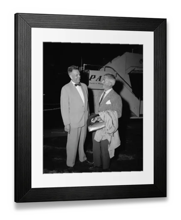 Framed Print : William Faulkner with Alfred Kinsey Framed Print : William Faulkner with Alfred Kinsey