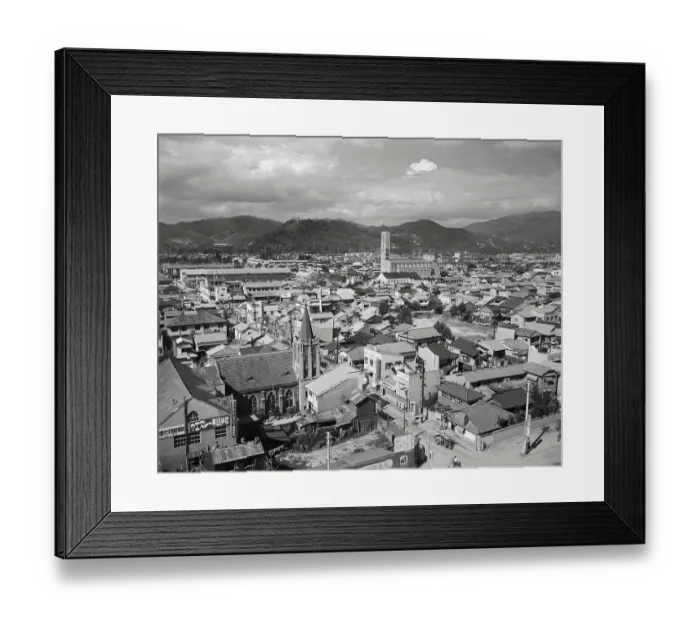 Framed Print : Hiroshima, Japan Reconstructed
