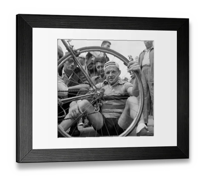 Framed Print : Biker in Tour de France Framed Print : Biker in Tour de France