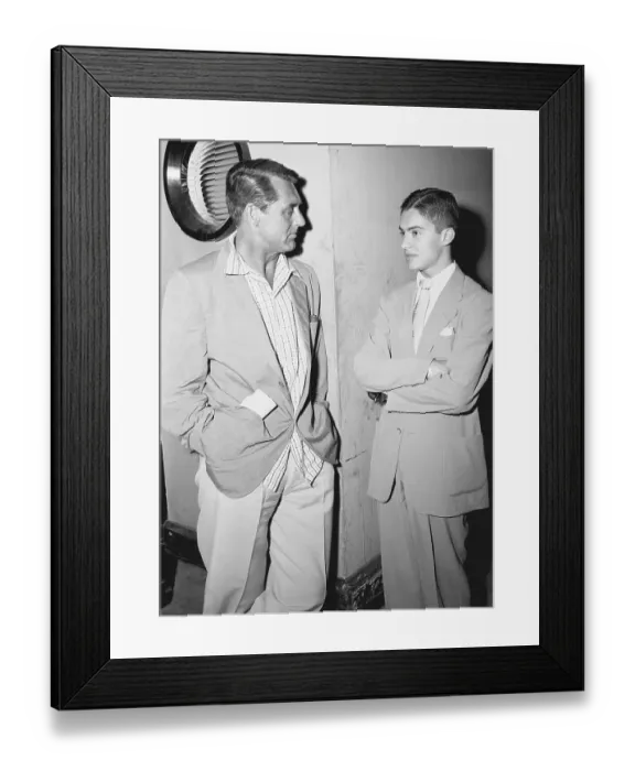 Framed Print : Arthur MacArthur With Cary Grant Framed Print : Arthur MacArthur With Cary Grant