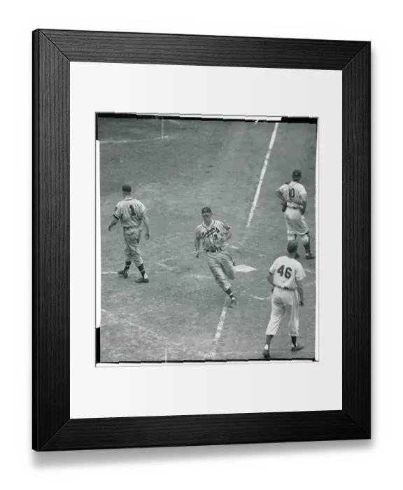 Framed Print : Joe Adcock Running to Home Plate Framed Print : Joe Adcock Running to Home Plate