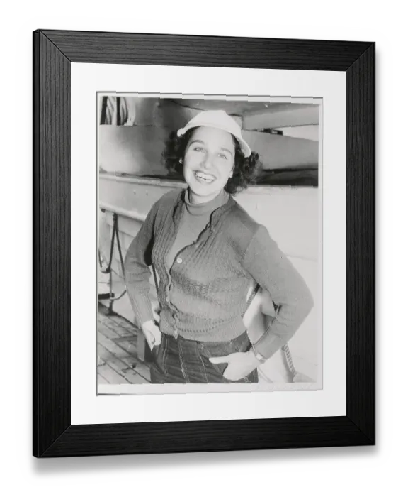 Framed Print : Portrait of Ursula Schmidt Framed Print : Portrait of Ursula Schmidt