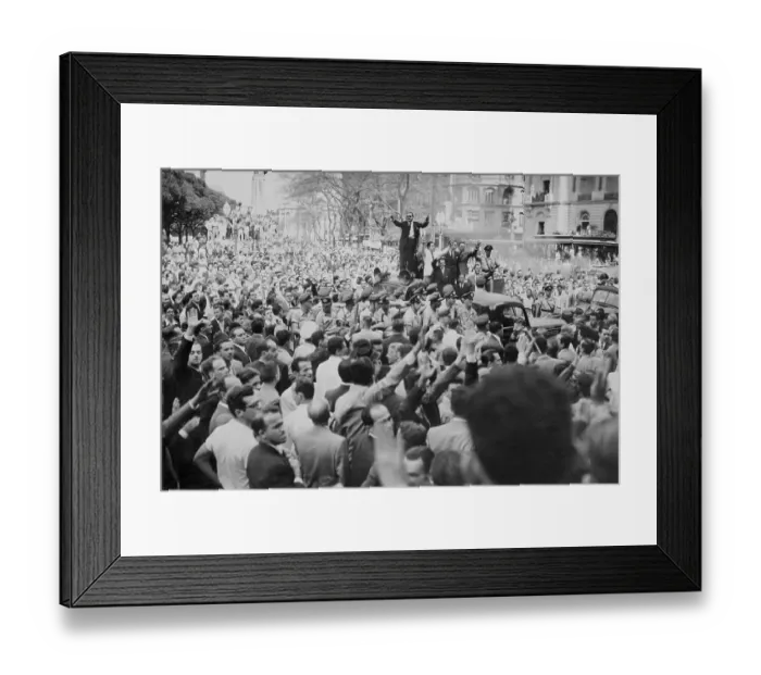 Framed Print : Street Held Demonstration Against Getulio Vargas Framed Print : Street Held Demonstration Against Getulio Vargas