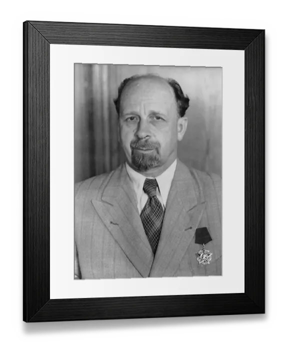 Framed Print : Portrait of Walter Ulbricht in Suit and Tie Framed Print : Portrait of Walter Ulbricht in Suit and Tie