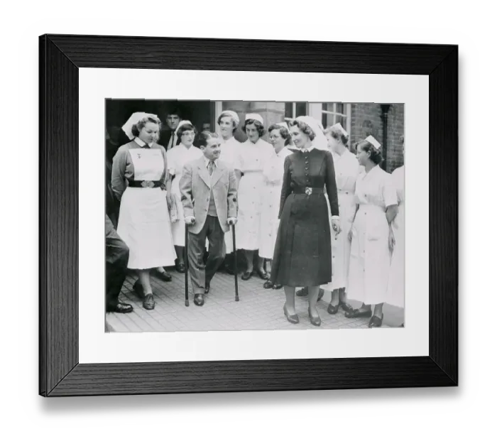 Framed Print : Jockey Leaving Hospital Framed Print : Jockey Leaving Hospital