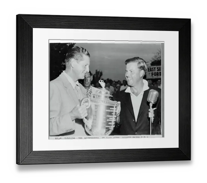 Framed Print : Horton Smith Presenting Chick Harbet with the PGA Cup Framed Print : Horton Smith Presenting Chick Harbet with the PGA Cup